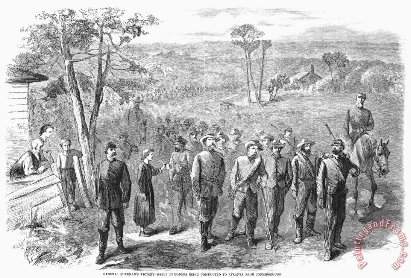 Civil War: Prisoners, 1864 painting - Others Civil War: Prisoners, 1864 Art Print