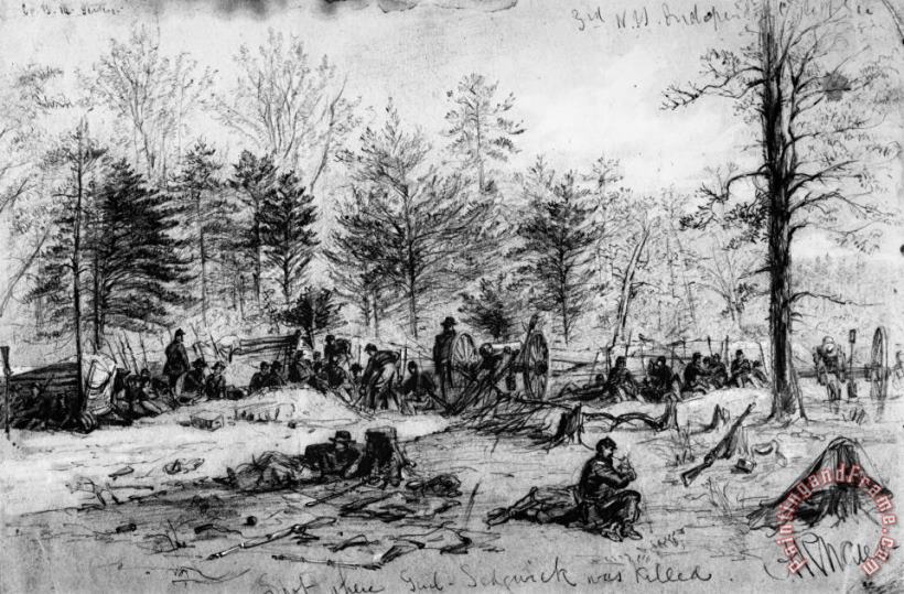 Others Civil War: Spotsylvania Art Painting