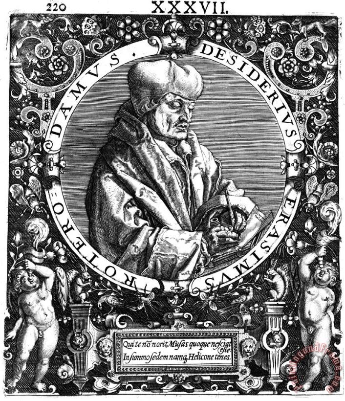 Others Desiderius Erasmus Art Painting