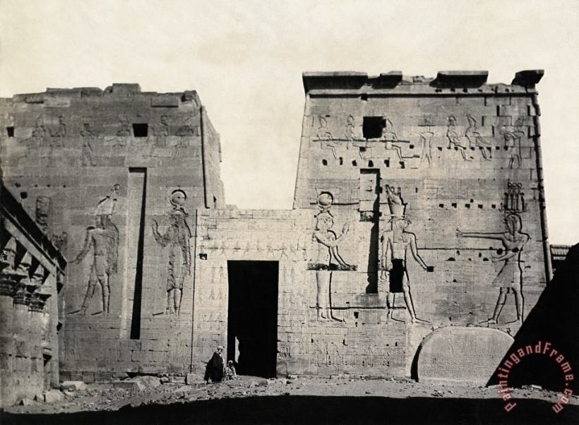 Egypt: Temple Of Isis painting - Others Egypt: Temple Of Isis Art Print