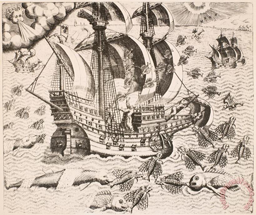 Others Flying Fish, 1594 Art Print