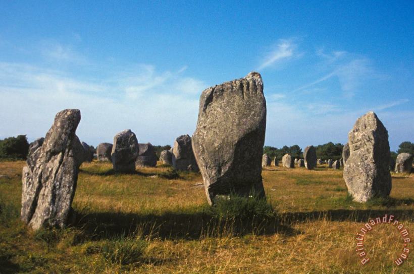 Others France Brittany Carnac Ancient Megaliths Art Print