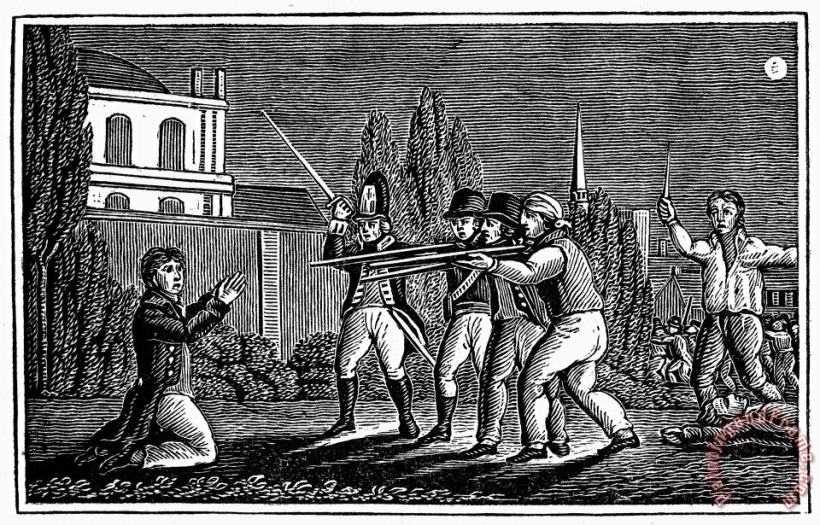 France: Persecution, 1815 painting - Others France: Persecution, 1815 Art Print
