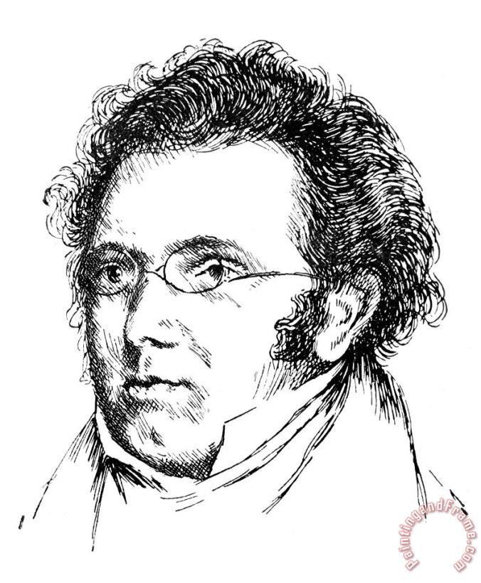 Others Franz Schubert (1797-1828) Art Print