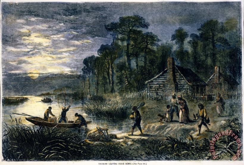 Others Fugitive Slaves, 1864 Art Painting