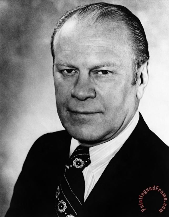 Others Gerald R. Ford (1913-2006) Art Painting