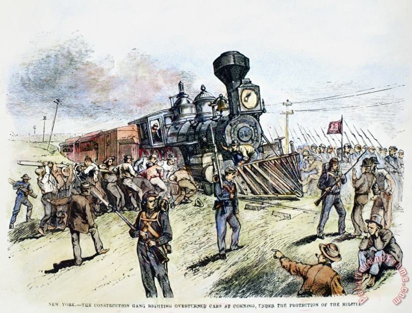 Others Great Railroad Strike, 1877 Art Print