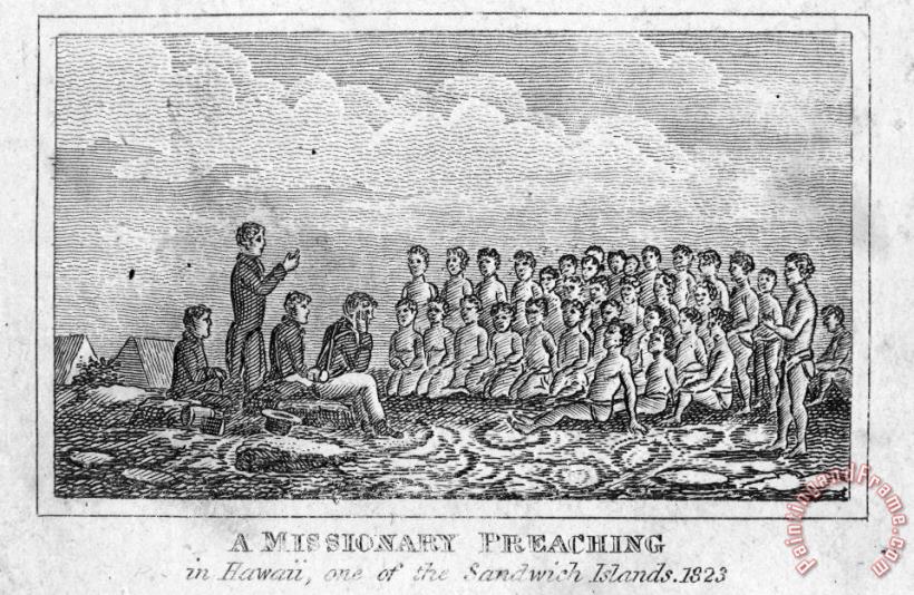Others Hawaiian Missionary, 1823 Art Print