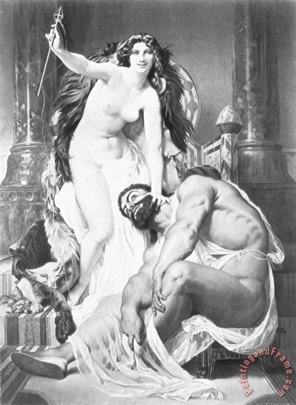 Hercules And Omphale painting - Others Hercules And Omphale Art Print