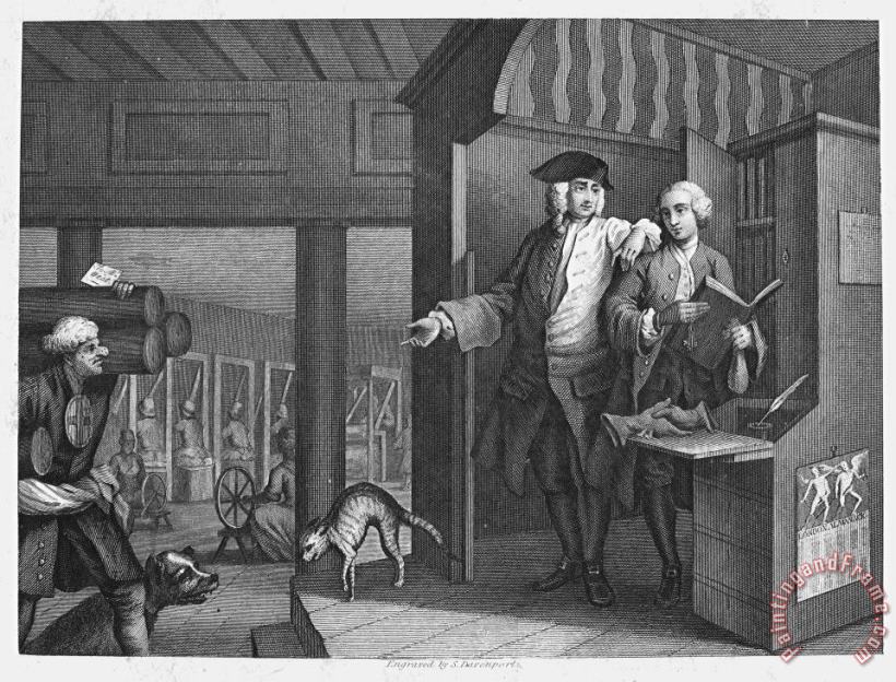 Hogarth: Industry, 1747 painting - Others Hogarth: Industry, 1747 Art Print