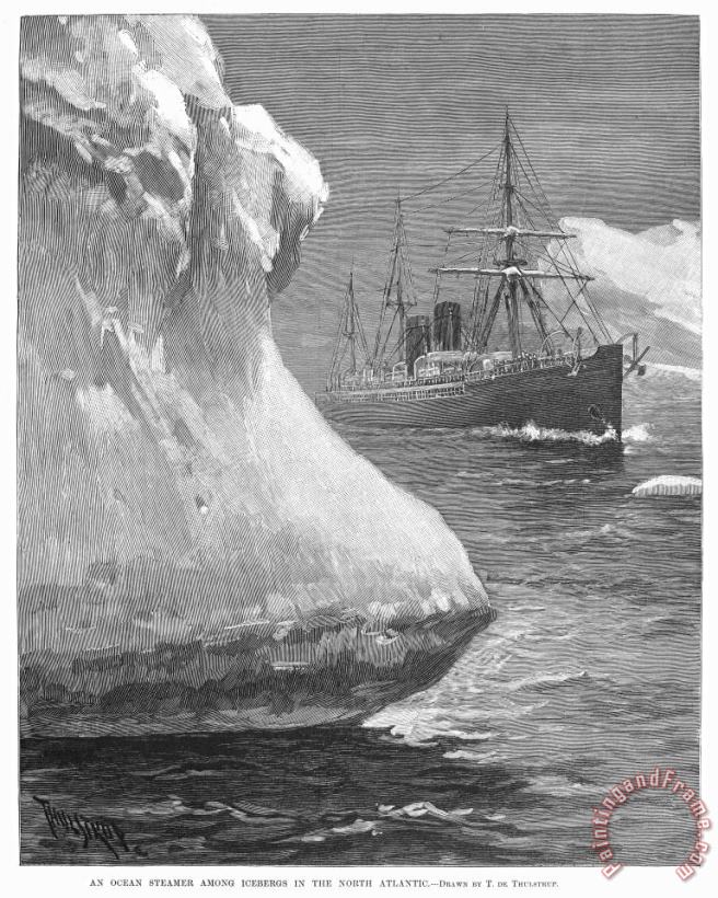 Iceberg, 1890 painting - Others Iceberg, 1890 Art Print