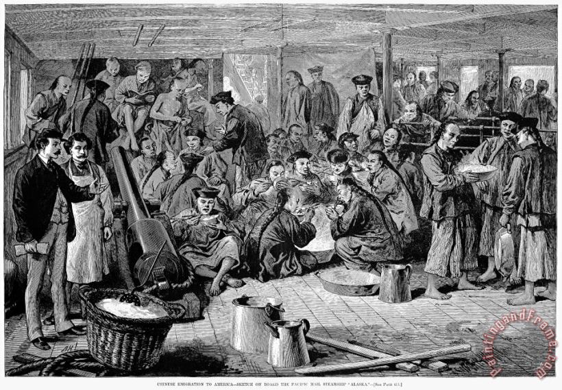 Others Immigrants: Chinese, 1876 Art Print