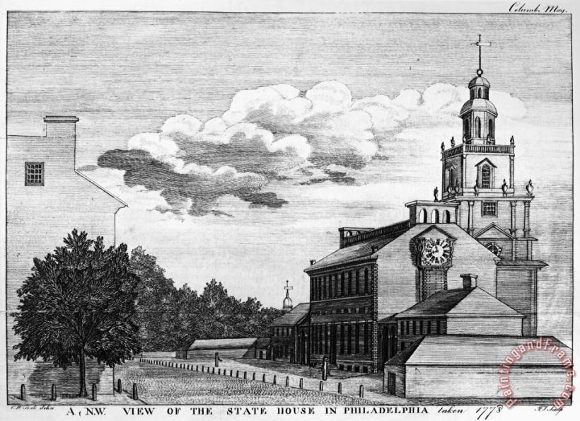 Others Independence Hall, 1778 Art Print