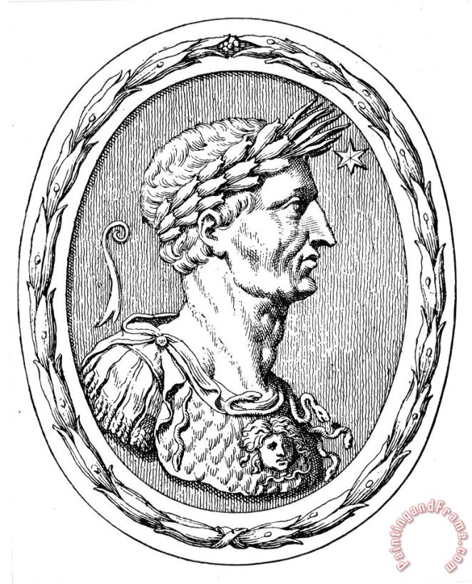 Julius Caesar (100-44 B.c.) painting - Others Julius Caesar (100-44 B.c.) Art Print