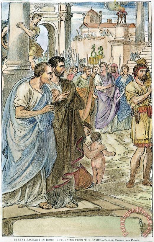 Others Julius Caesar (100 B.c-44 B.c.) Art Painting