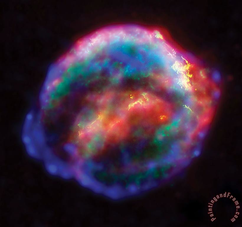 Kepler S Supernova painting - Others Kepler S Supernova Art Print