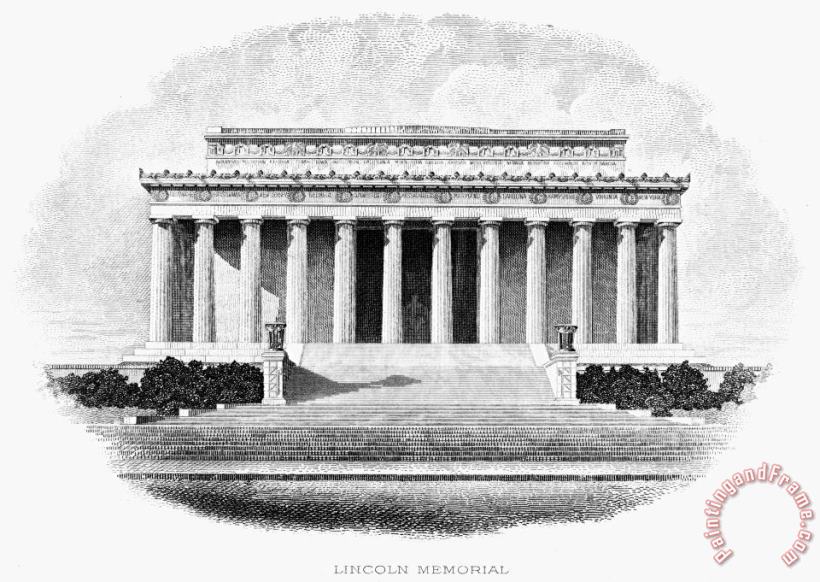 Lincoln Memorial painting - Others Lincoln Memorial Art Print