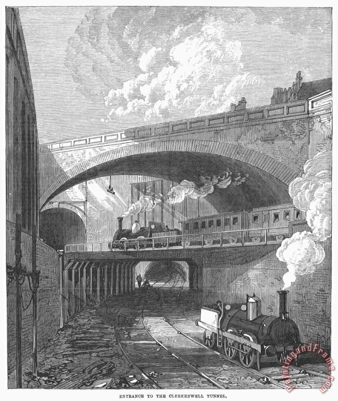 Others London: Railway, 1868 Art Print