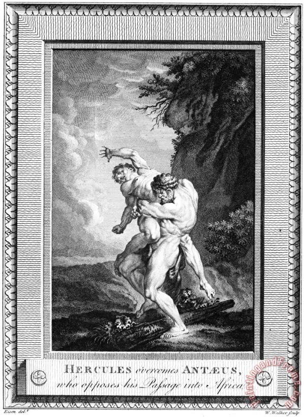 Mythology: Hercules painting - Others Mythology: Hercules Art Print