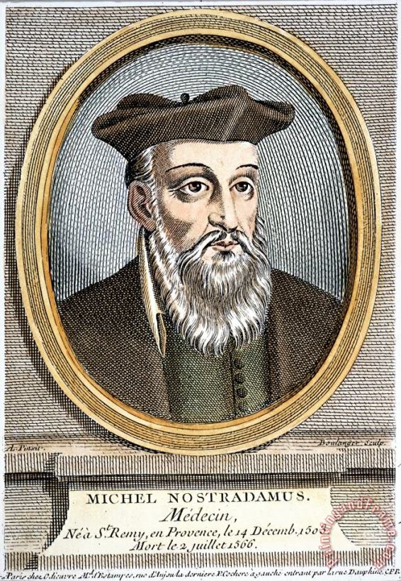 Others Nostradamus (1503-1566) Art Print