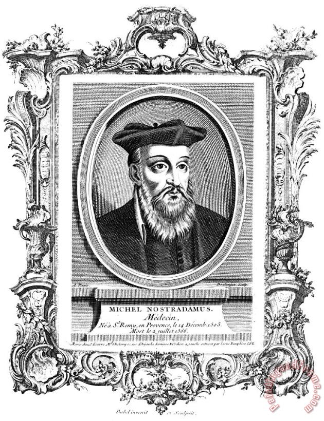 Nostradamus (1503-1566) painting - Others Nostradamus (1503-1566) Art Print