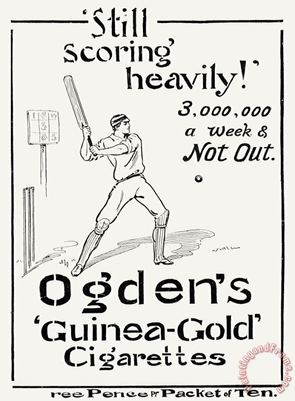 Ogdens Cigarettes, 1897 painting - Others Ogdens Cigarettes, 1897 Art Print