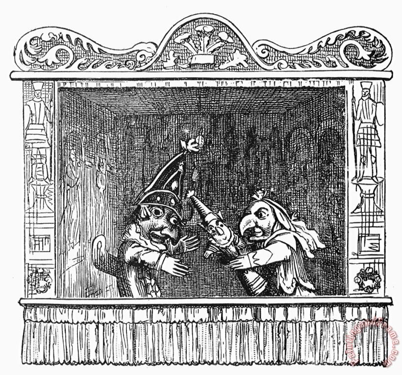 Others Punch And Judy Art Print