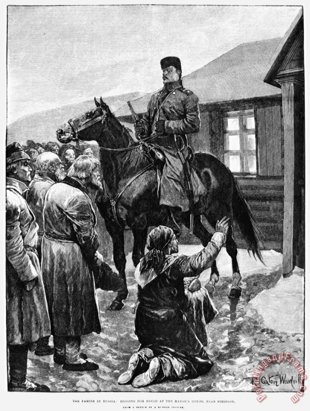 Others Russia: Famine, 1892 Art Print