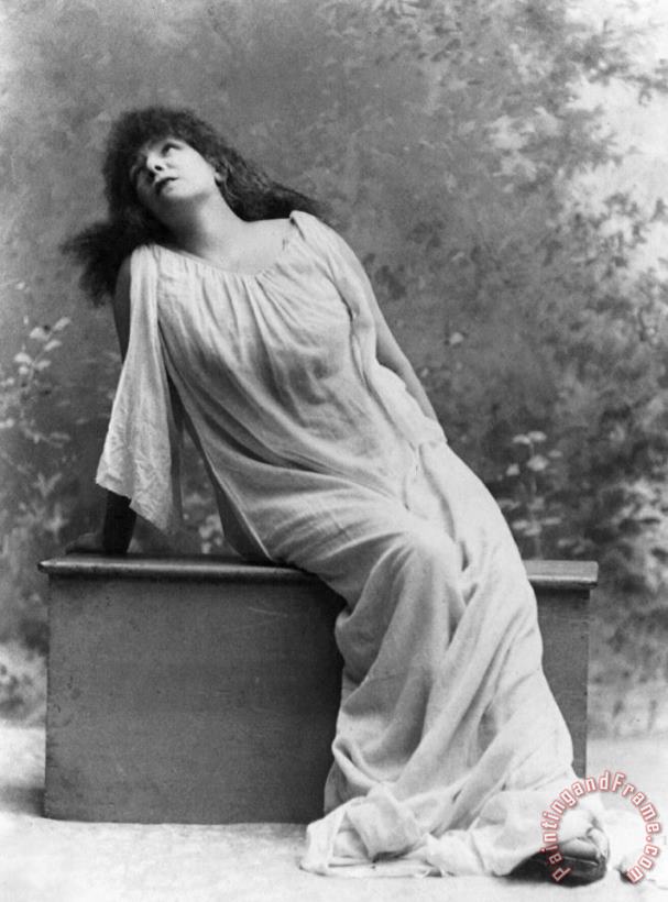 Others Sarah Bernhardt (1844-1923) Art Painting