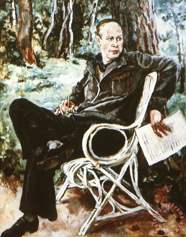 Others Sergei Prokofiev (1891-1953) Art Painting