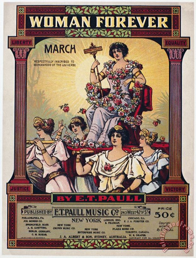 Others Sheet Music Cover, 1916 Art Painting