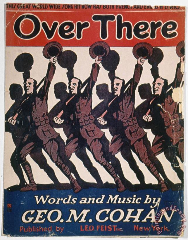 Others Sheet Music Cover, 1917 Art Painting