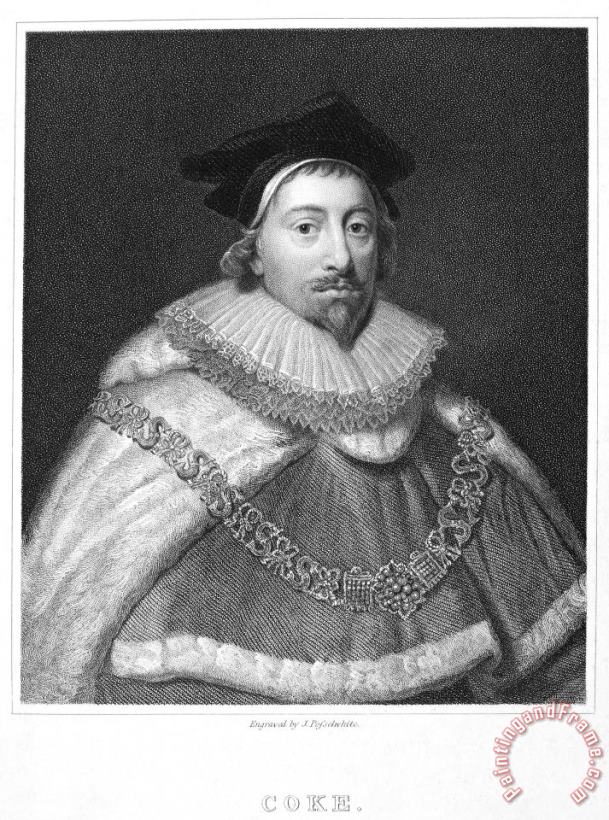 Others Sir Edward Coke (1552-1634) Art Print
