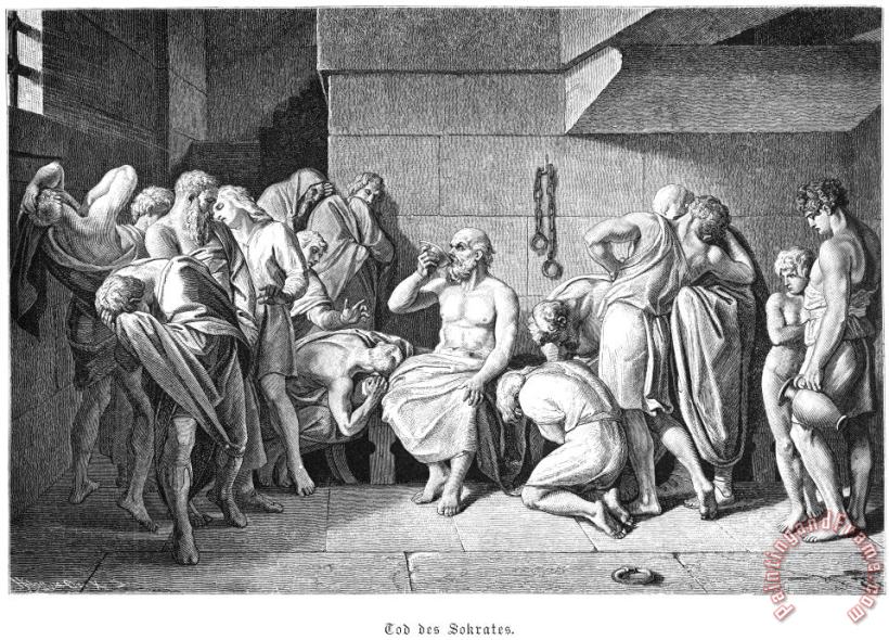 Socrates (470?-399 B.c.) painting - Others Socrates (470?-399 B.c.) Art Print
