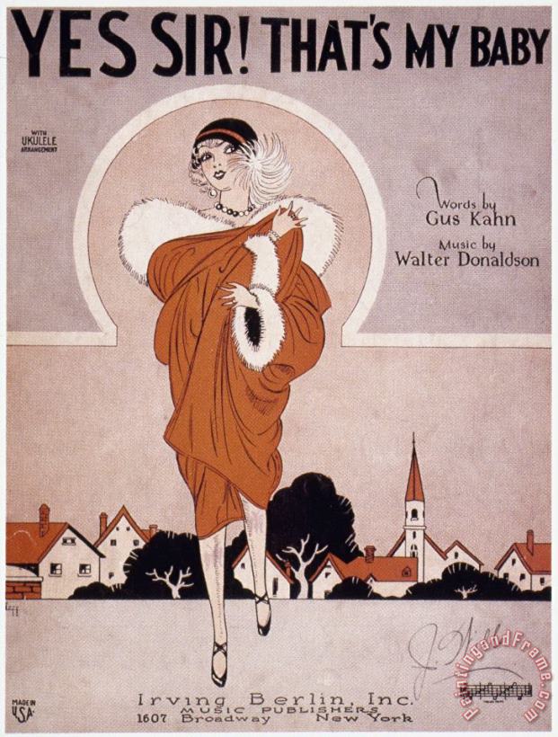 Others Song Sheet Cover, 1925 Art Painting