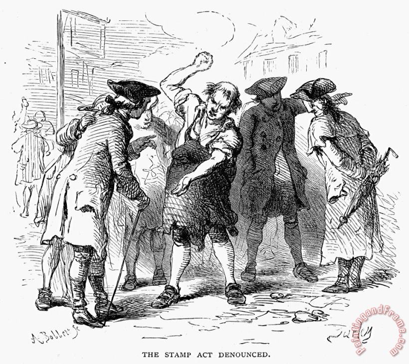 Stamp Act, 1765 painting - Others Stamp Act, 1765 Art Print