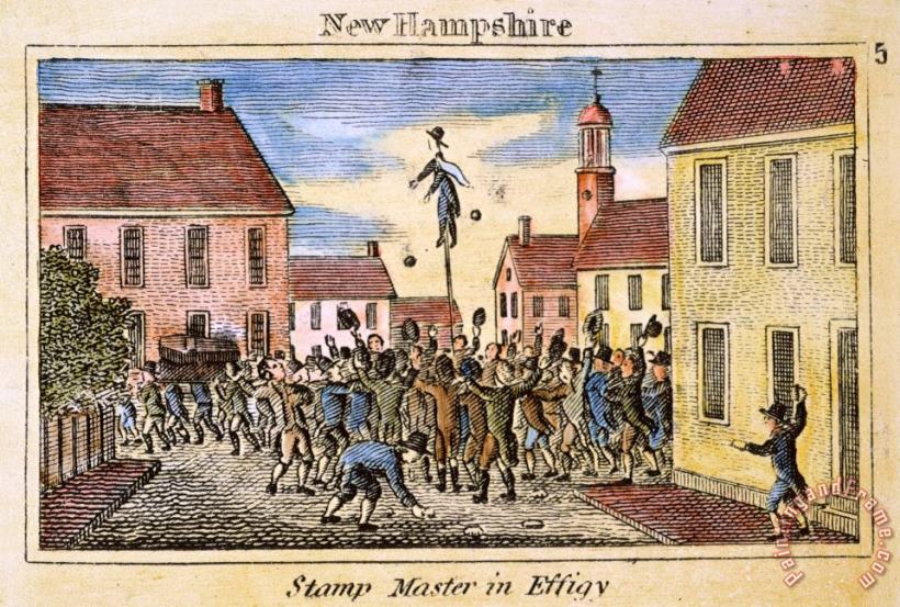 Stamp Act: Protest, 1765 painting - Others Stamp Act: Protest, 1765 Art Print