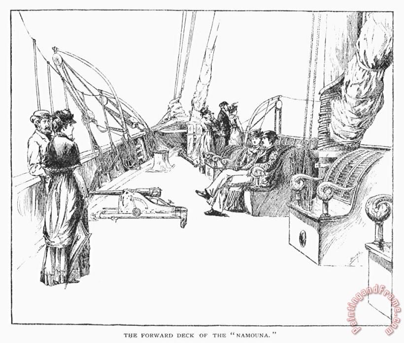 Others Steam Yacht, 1882 Art Print