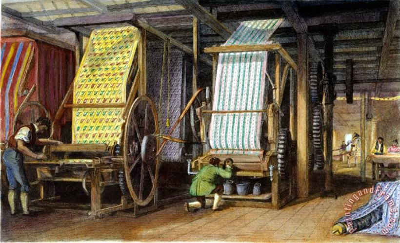 Others Textile Mill: Cotton Art Print