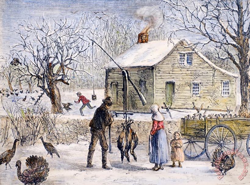 Thanksgiving, 1882 painting - Others Thanksgiving, 1882 Art Print