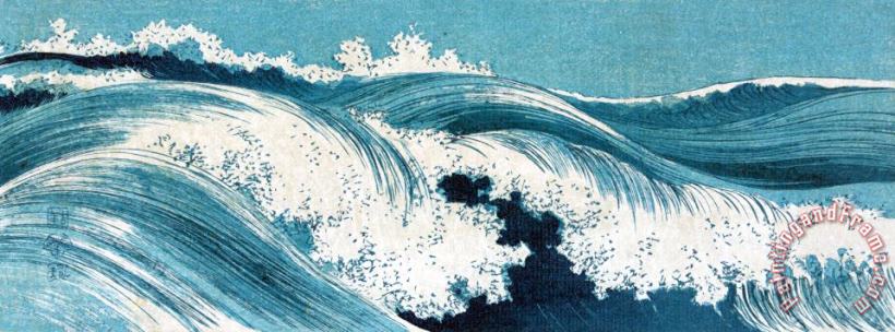 Uehara: Ocean Waves painting - Others Uehara: Ocean Waves Art Print
