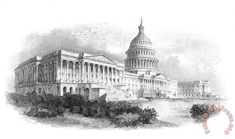 U.s. Capitol painting - Others U.s. Capitol Art Print