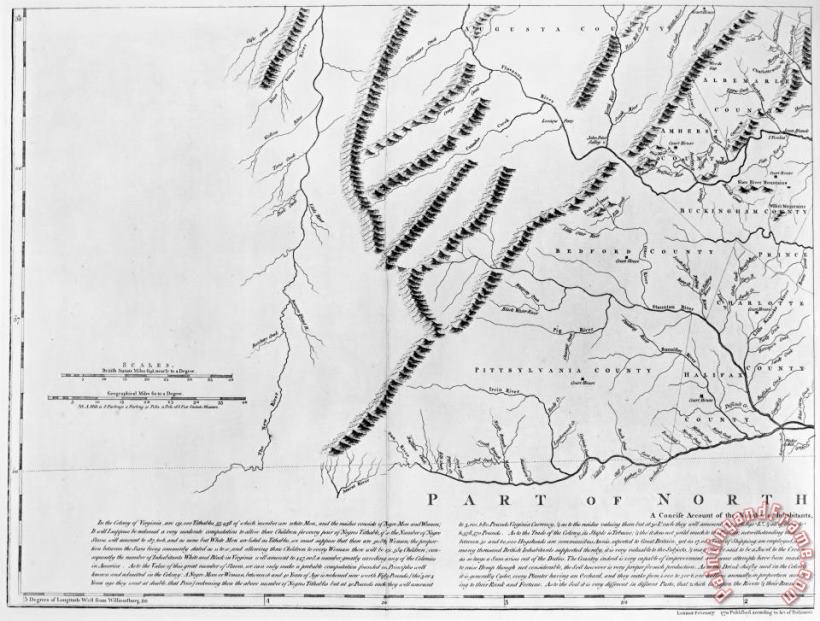 Others Virginia: Henry Map, 1770 Art Print