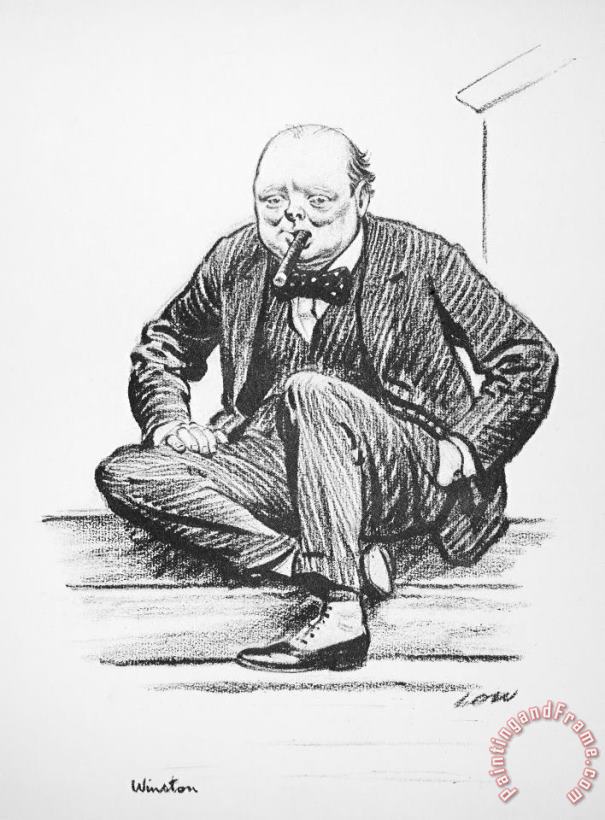 Winston Churchill painting - Others Winston Churchill Art Print