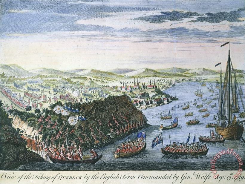 Wolfe At Quebec, 1759 painting - Others Wolfe At Quebec, 1759 Art Print