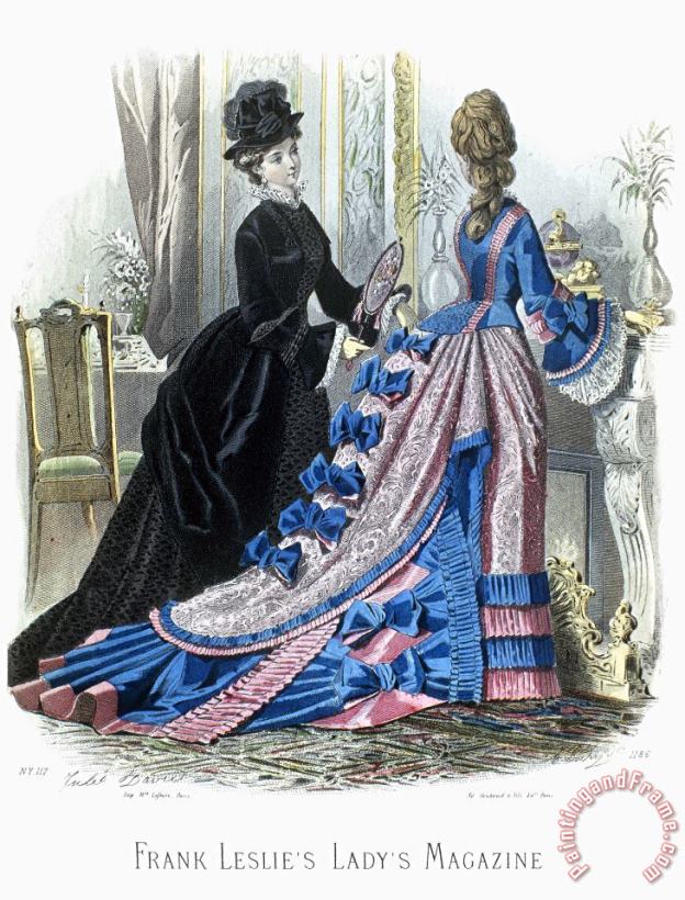 Others WOMENS FASHION, c1875 Art Print