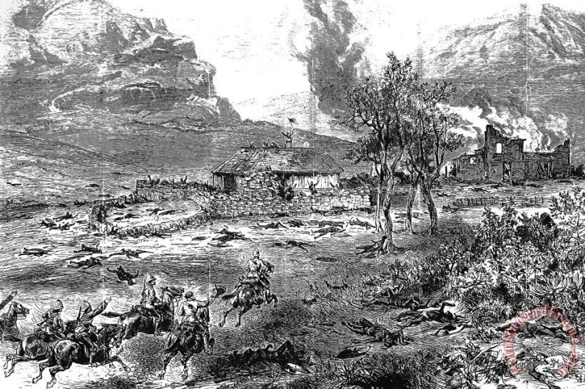 Zulu War, 1879 painting - Others Zulu War, 1879 Art Print