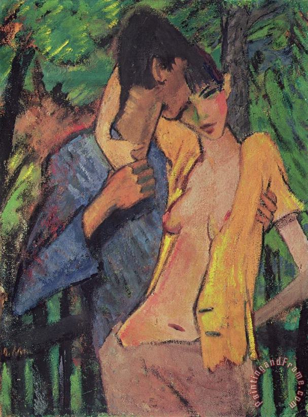 Otto Muller Lovers Art Painting