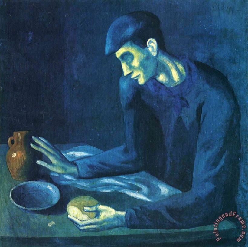 Pablo Picasso Breakfast of a Blind Man 1903 Art Print