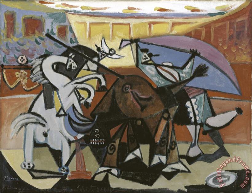 Pablo Picasso Bullfight Art Print